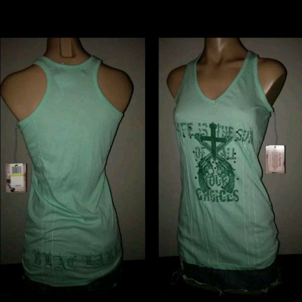 BLAC LABEL PINK LIFE IS THE SUM OF CHOICES TANK